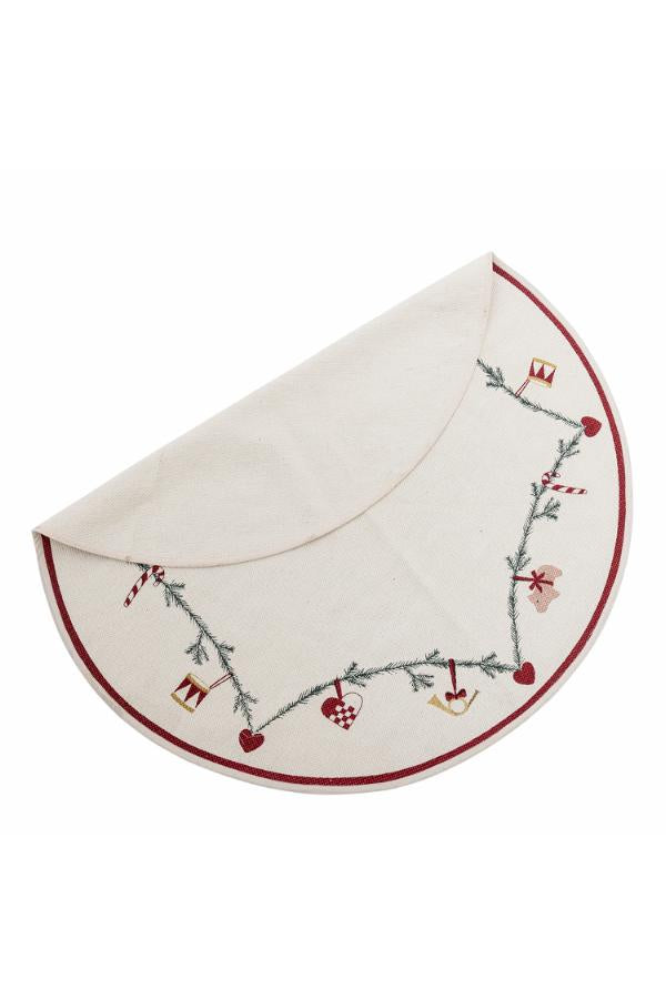 Bloomingville Yule Tree Rug, Nature, Cotton