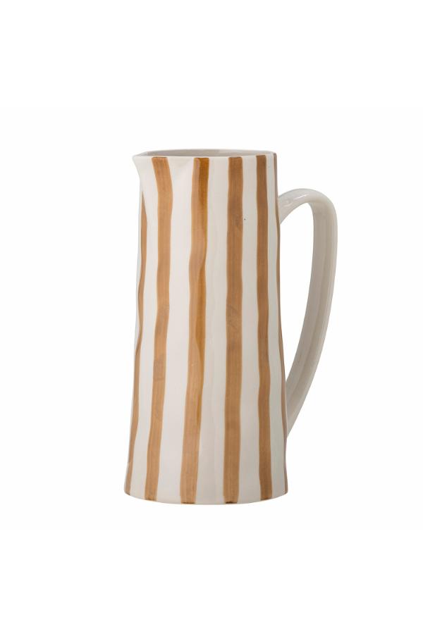 Creative Collection Begonia Jug, Brown, Stoneware