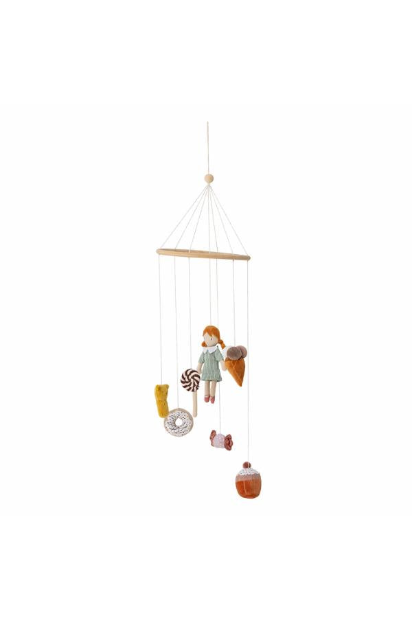 Bloomingville Mini Rosana Mobile, Brown, Cotton
