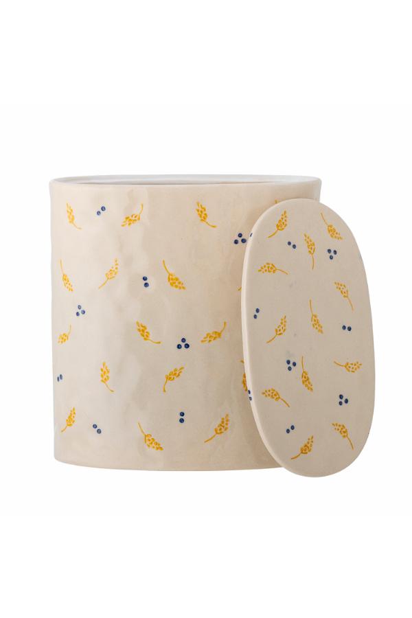 Bloomingville Pippine Jar w/Lid, Nature, Stoneware