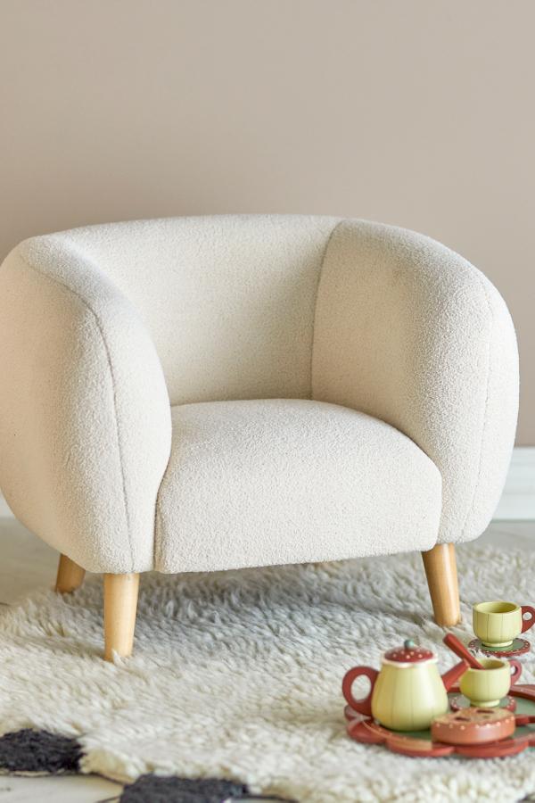Bloomingville Mini Cade Chair, White, FSC®100% Plywood