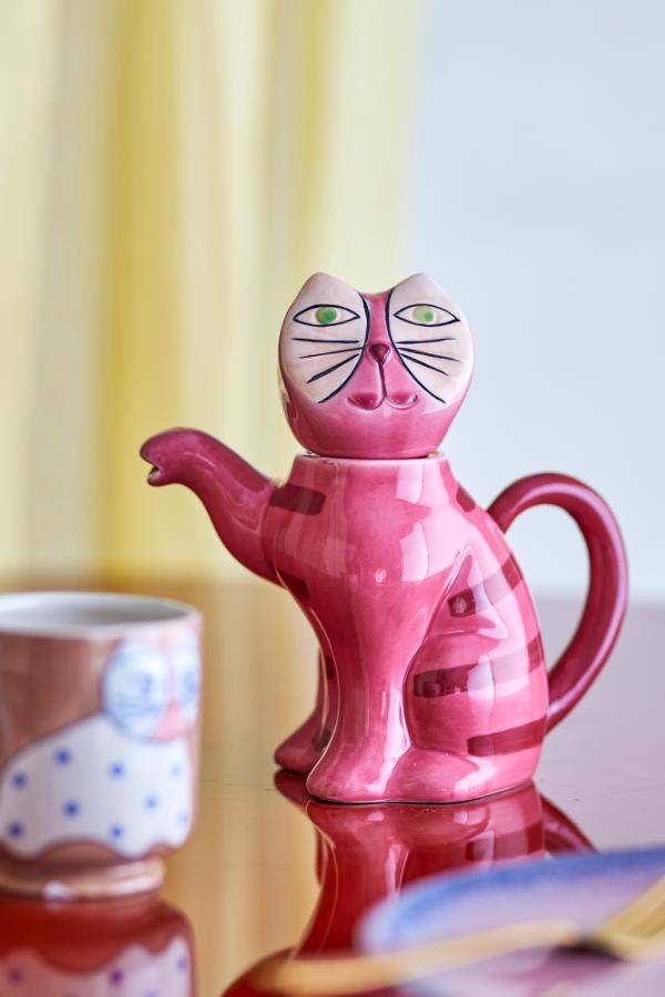 Bloomingville Missy Teapot, Multi, Stoneware