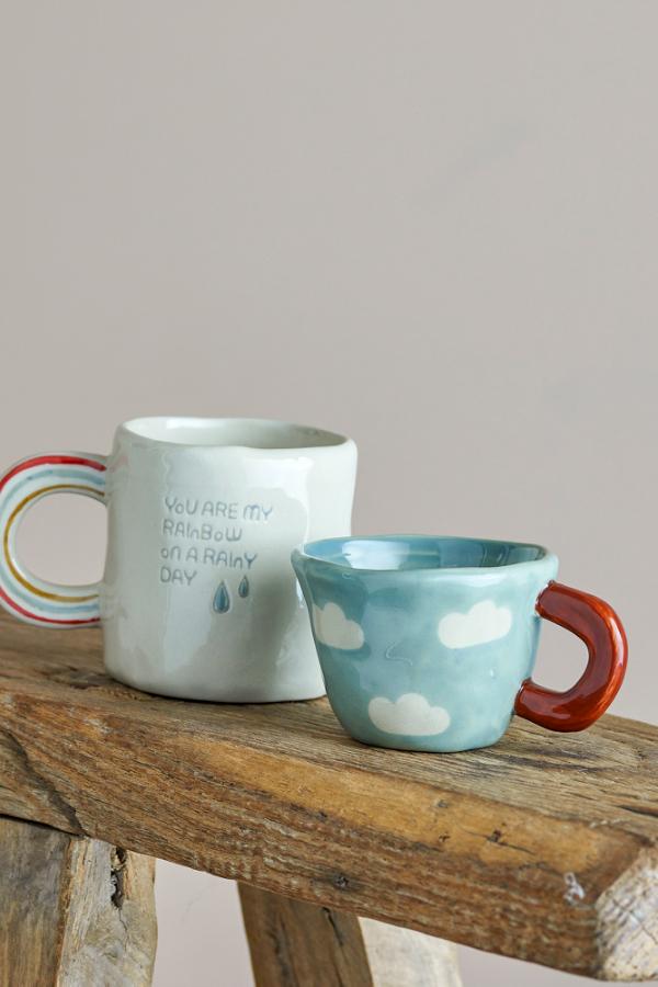Bloomingville Mini Nini Cup, Blue, Stoneware