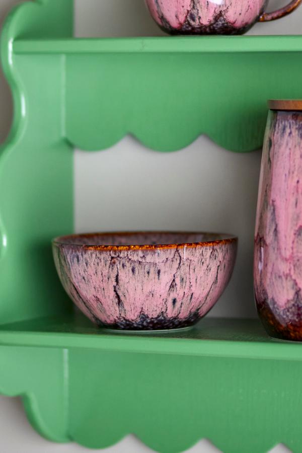 Creative Collection Rayen Bowl, Rose, Stoneware
