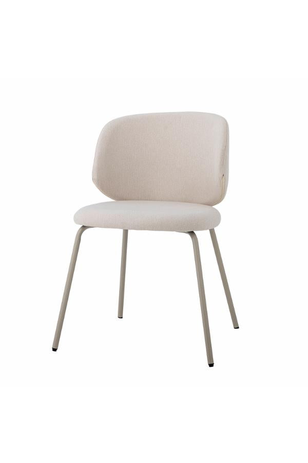 Bloomingville Ponte Dining Chair, Grey, Polyester