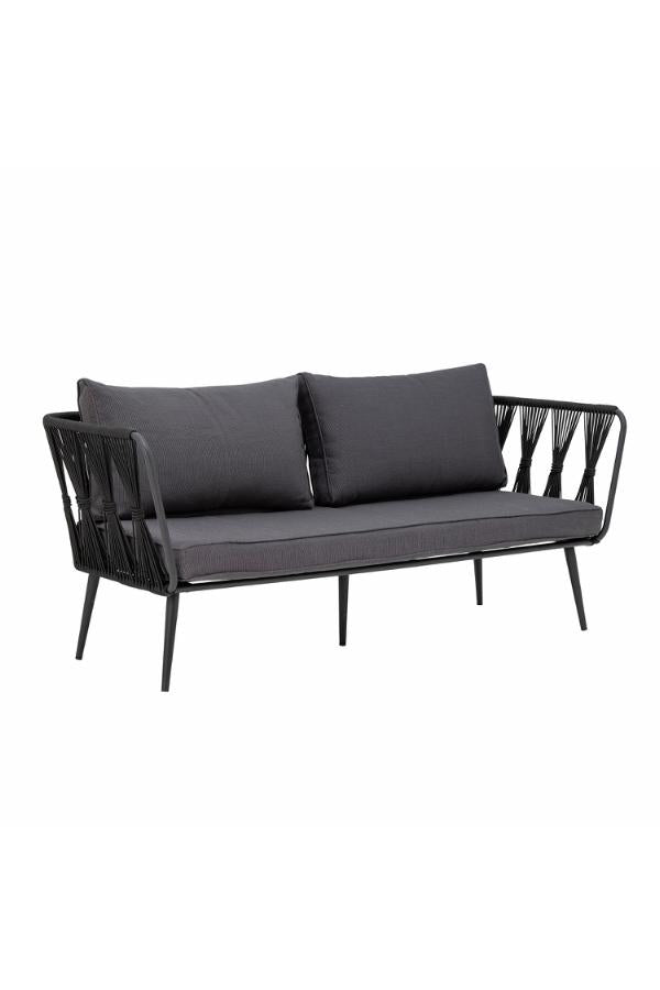 Bloomingville Pavone Sofa, Black, Metal