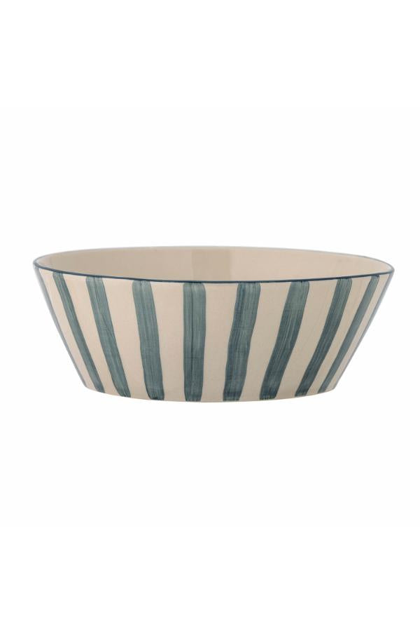 Creative Collection Begonia Bowl, Green, Stoneware
