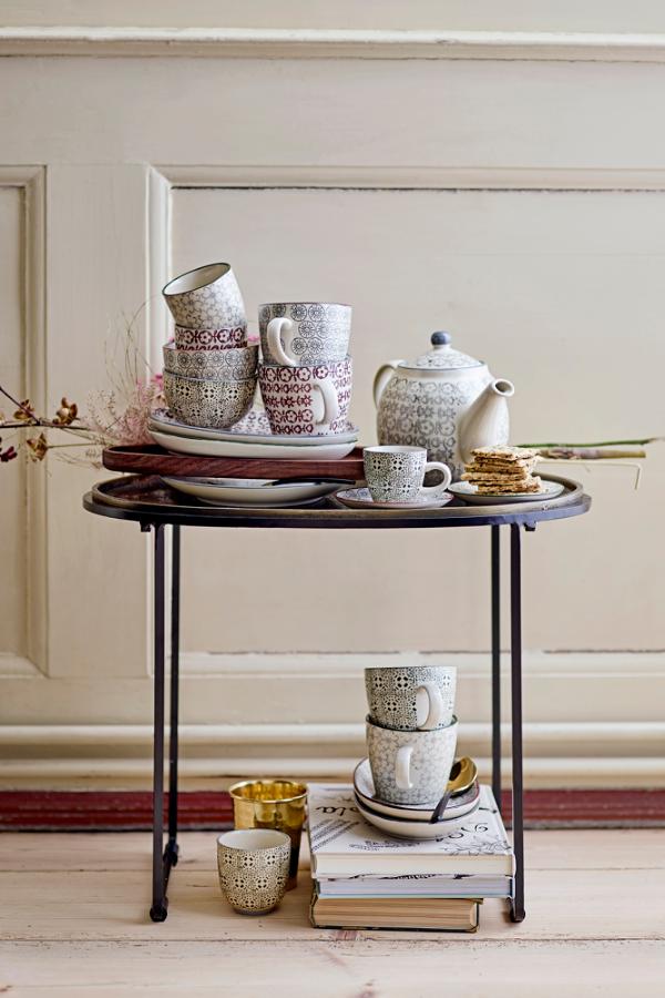 Bloomingville Karine Teapot, Grey, Stoneware