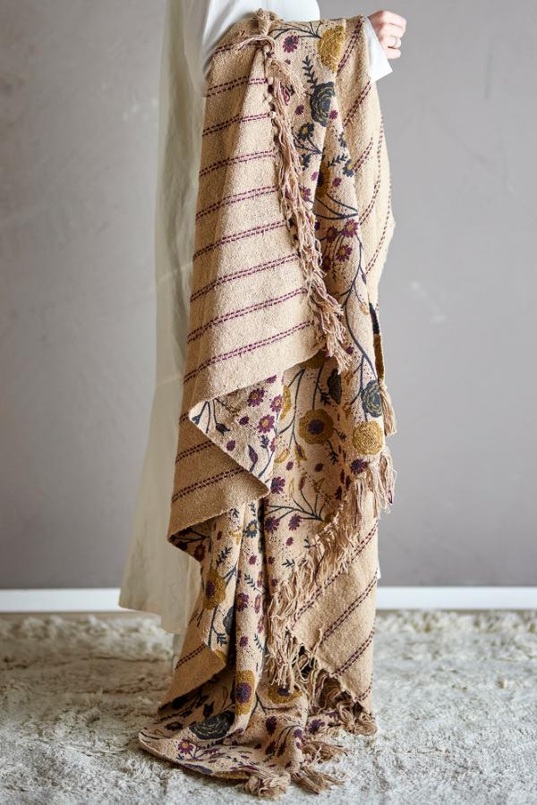 Bloomingville Eydis Throw, Multi, Recycled Cotton