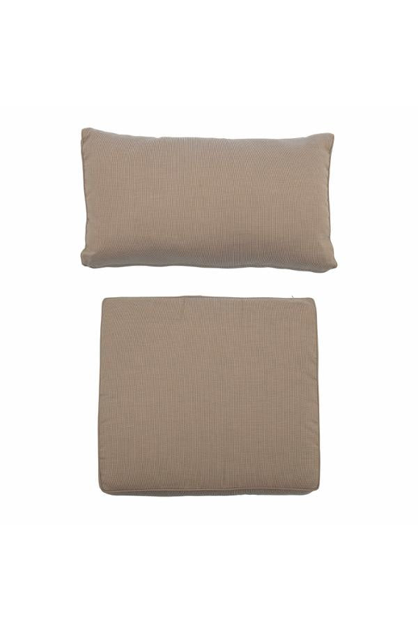 Bloomingville Mundo Cushion Cover (No filler), Brown, Polyester