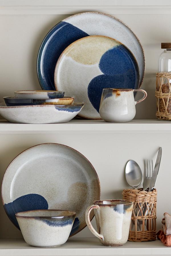 Bloomingville Jules Bowl, Blue, Stoneware