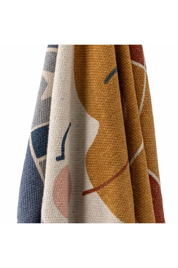 Bloomingville Mini Sun Throw, Multi, Recycled Cotton