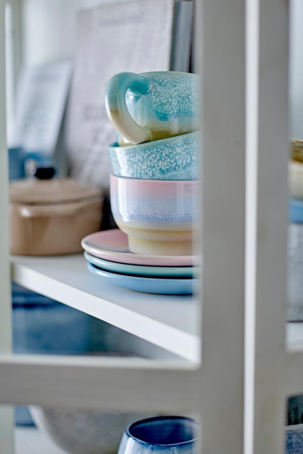 Bloomingville Safie Plate, Blue, Stoneware