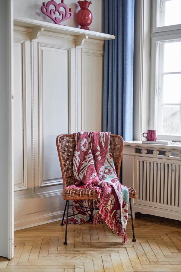 Bloomingville Jangal Throw, Multi, Recycled Cotton
