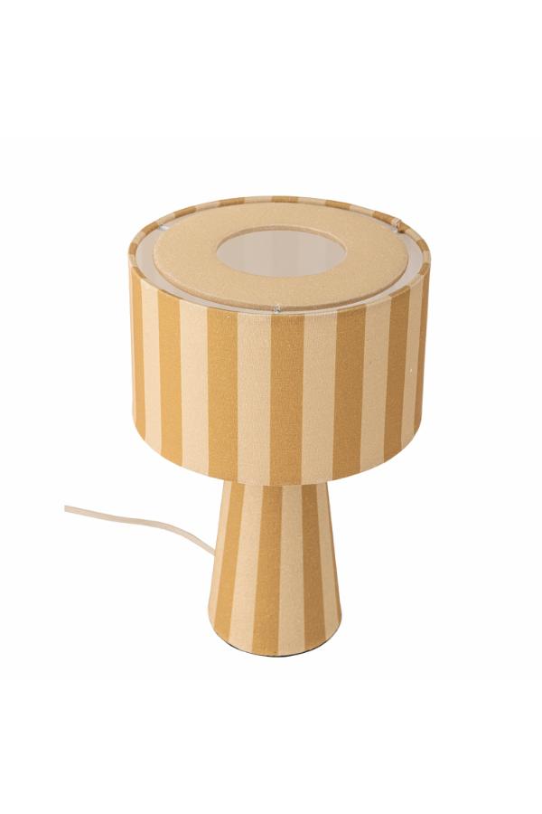 Bloomingville Emmie Table lamp, Yellow, Linen