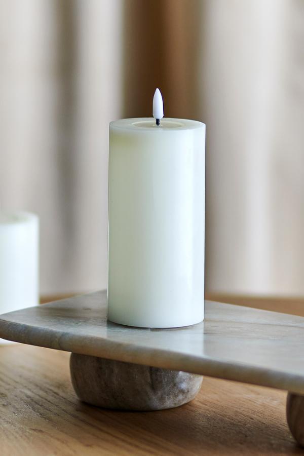 Bloomingville Ponza LED Candle, White, Paraffin
