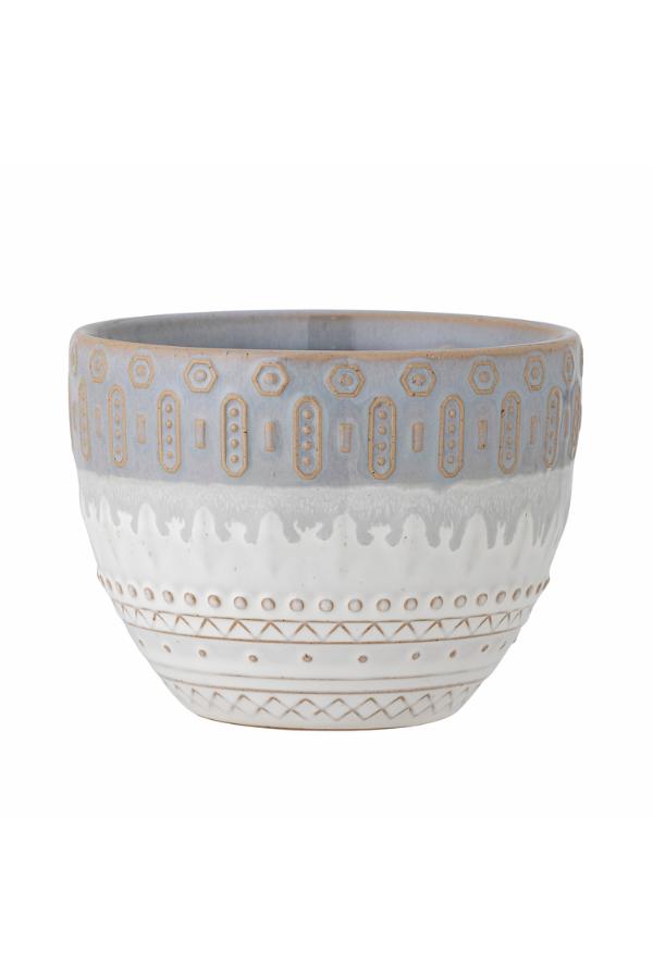 Creative Collection Basel Flowerpot, Grey, Stoneware