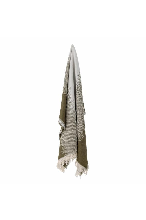Bloomingville Lucienne Throw, Green, Acrylic
