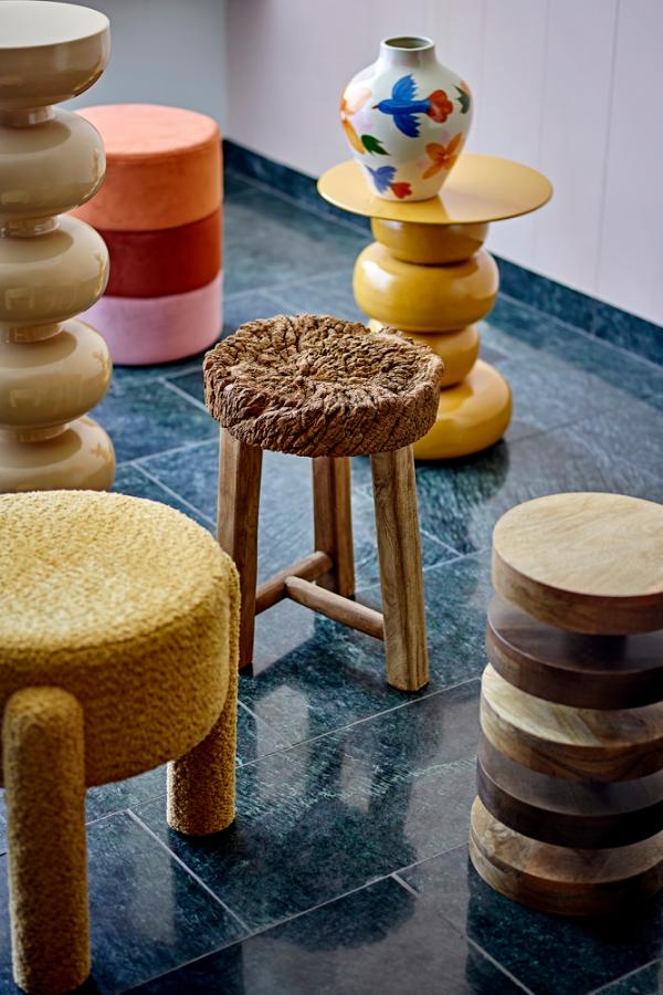 Bloomingville Franka Side Table, Brown, FSC®100%, Mango