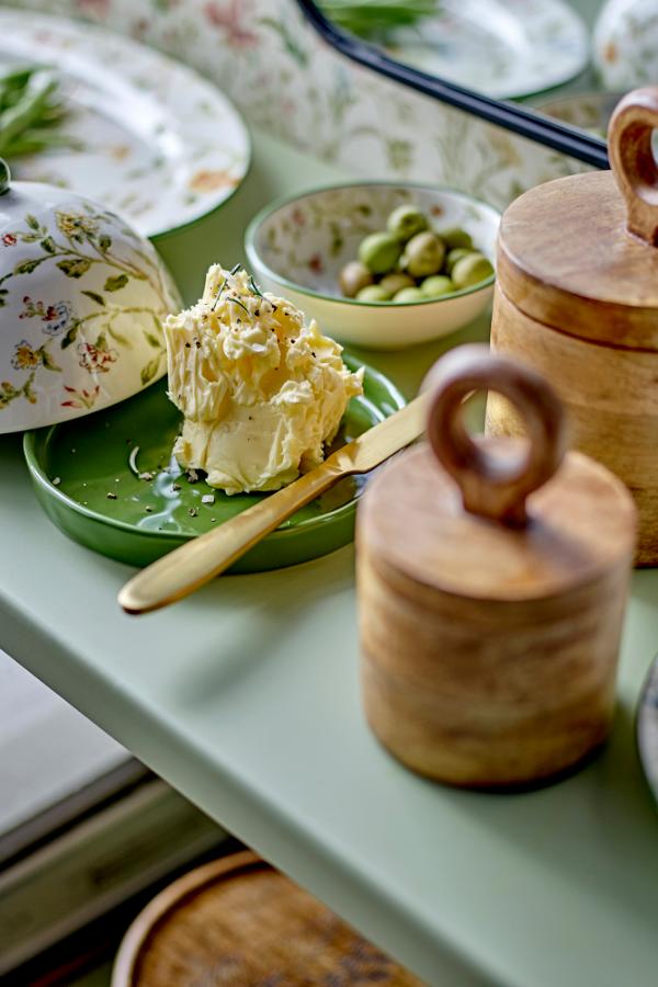 Creative Collection Bloomie Butter Box, Multi, Stoneware