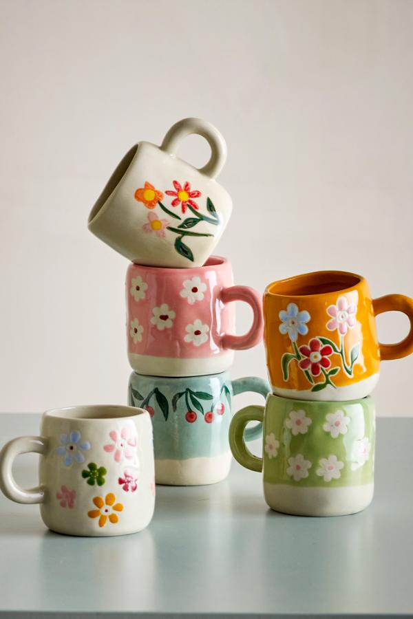 Bloomingville Mini Millie Cup, Multipack, Multi, Stoneware