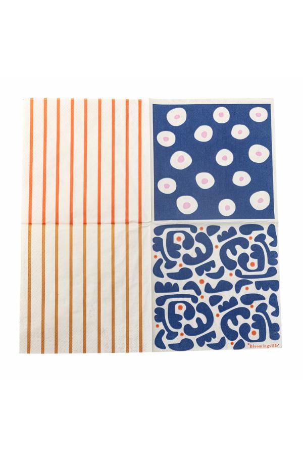 Bloomingville Eviaya Napkin, Multi, FSC®Mix, Paper