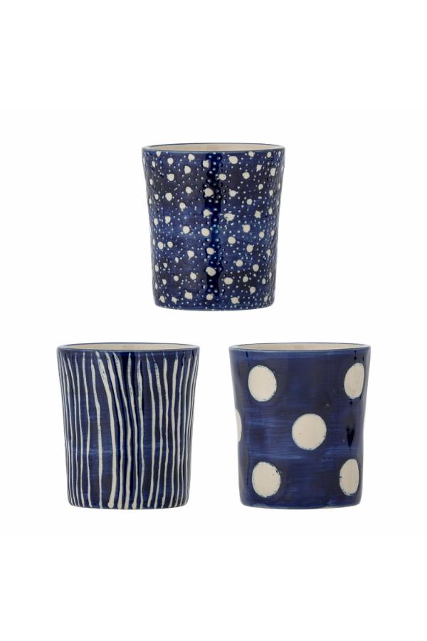 Creative Collection Minoa Cup, Blue, Stoneware