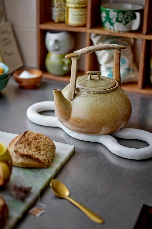 Bloomingville Vivien Trivet, Green, Marble
