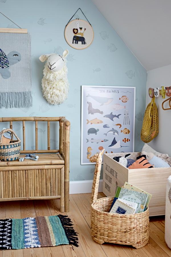 Bloomingville Mini Aranya Hanger, Nature, Rattan
