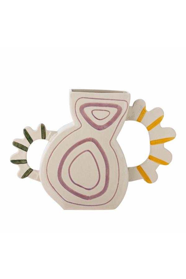 Bloomingville Samila Vase, Multi, Stoneware