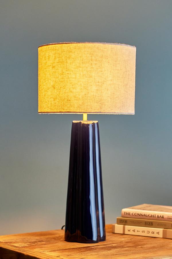 Creative Collection Cornelie Table lamp, Blue, Aluminum
