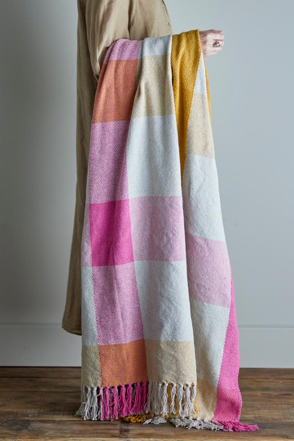Creative Collection Hadley Throw, Multi, Recycled Cotton
