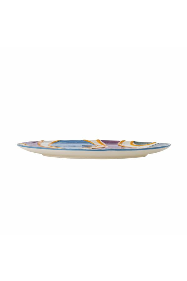 Bloomingville Salacia Plate, Multi, Stoneware