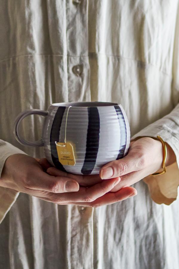 Bloomingville Serina Mug, Black, Stoneware