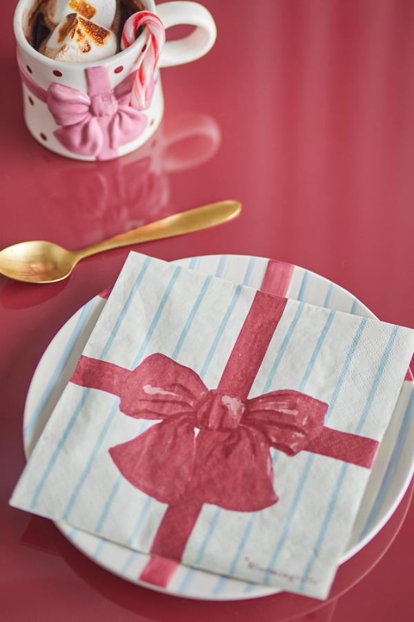 Bloomingville Bowie Napkin, Blue, FSC®Mix, Paper