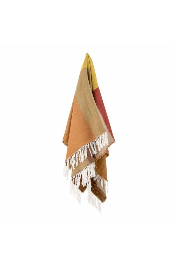 Bloomingville Ara Throw, Brown, Acrylic