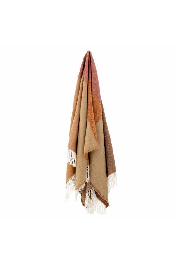 Bloomingville Ara Throw, Brown, Acrylic