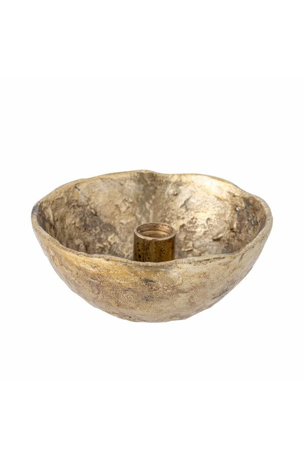 Bloomingville Nataline Candle Holder, Gold, Aluminum