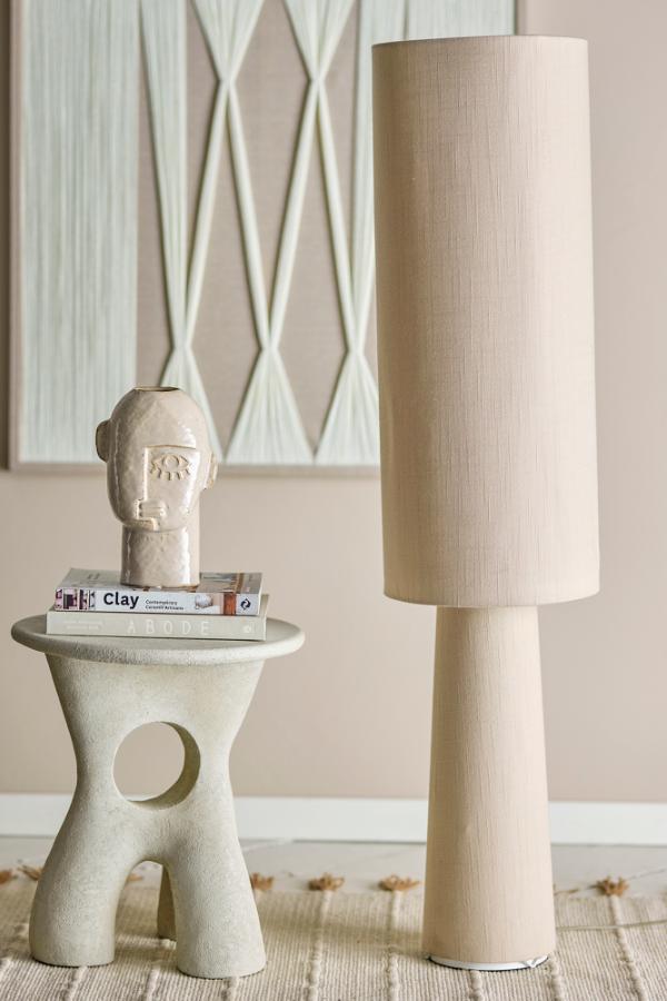 Bloomingville Emmie Floor Lamp, Nature, Linen