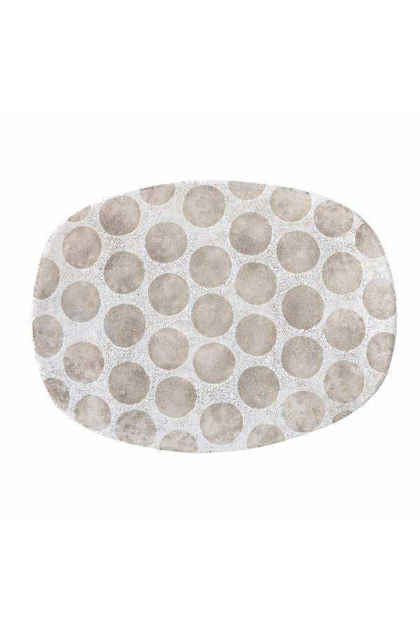 Bloomingville Felan Tray, White, Terracotta