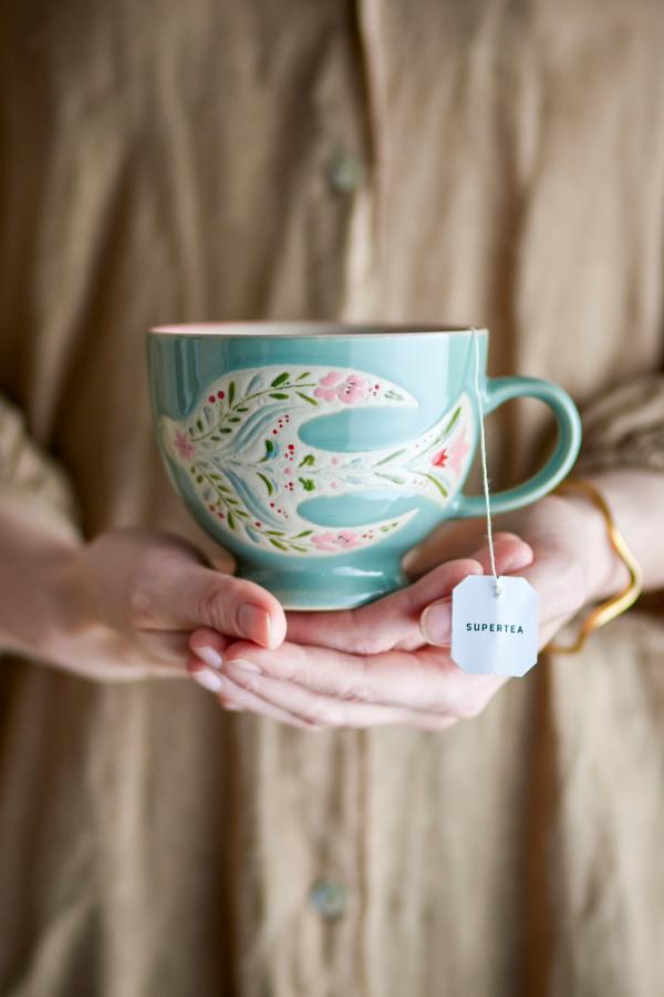 Creative Collection Rosalynde Mug, Green, Stoneware