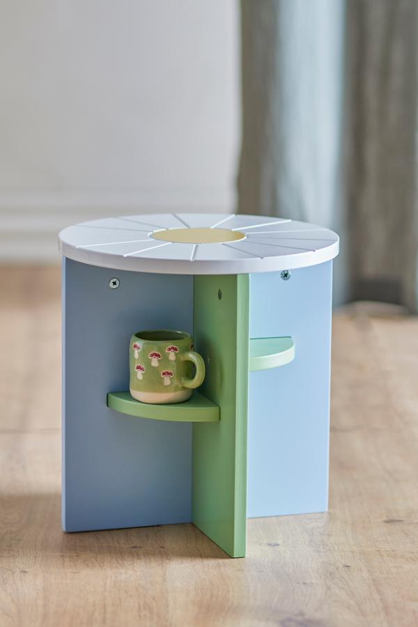Bloomingville Mini Latti Stool, Multi, FSC®100%, MDF