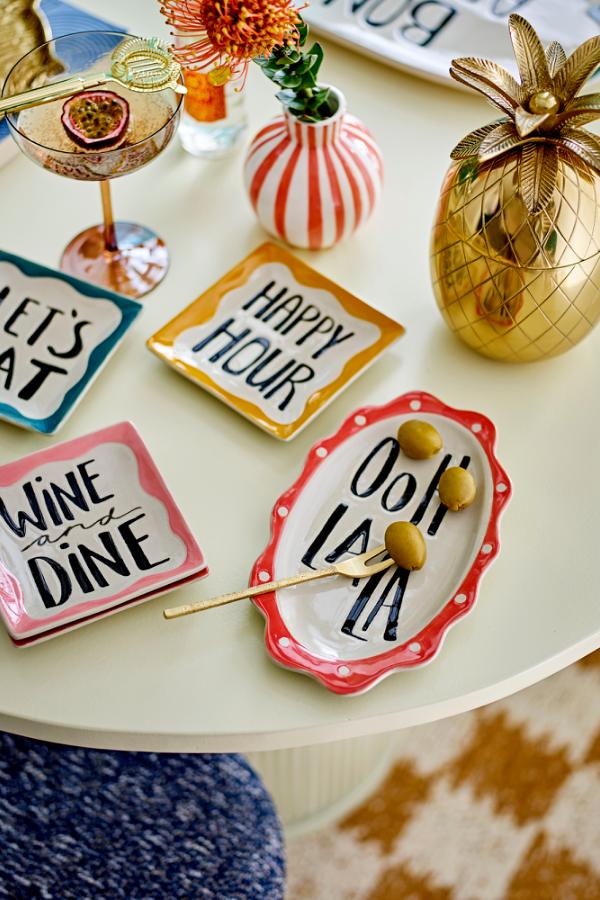 Bloomingville Soline Plate, Multi, Stoneware