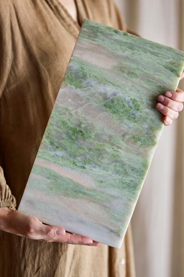 Bloomingville Keika Cutting Board, Green, Marble