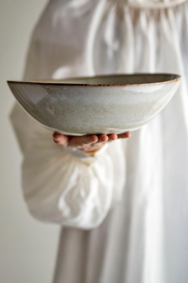 Bloomingville Sandrine Bowl, Nature, Stoneware