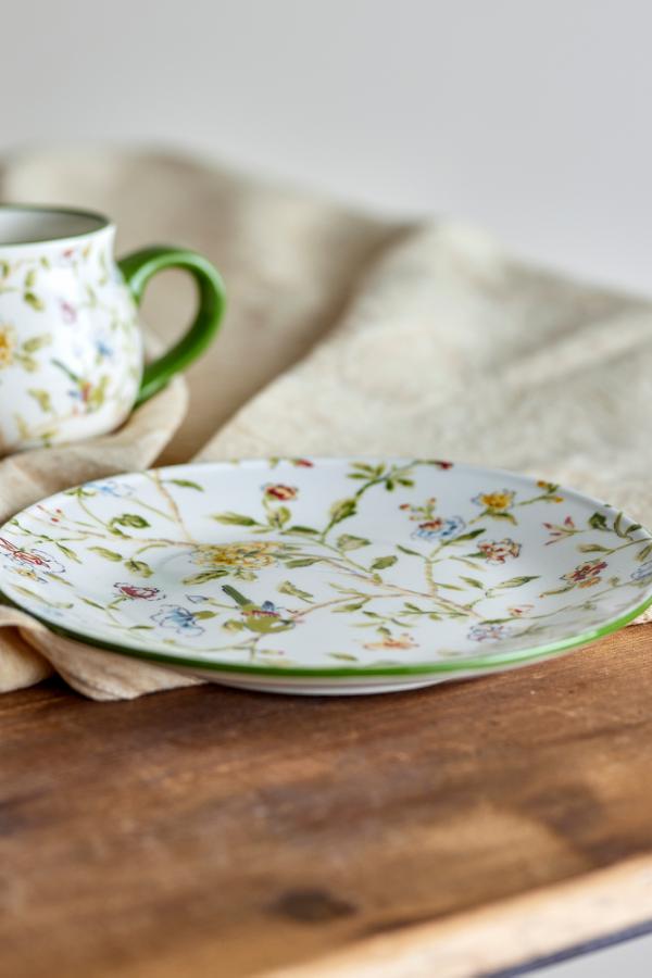 Creative Collection Bloomie Plate, Multi, Stoneware