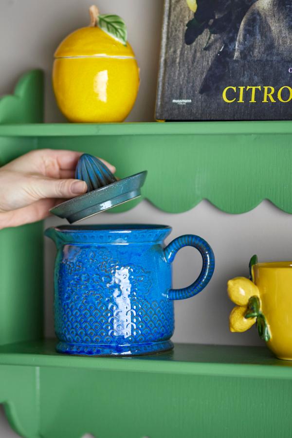 Creative Collection Liselu Lemon Juicer, Blue, Stoneware