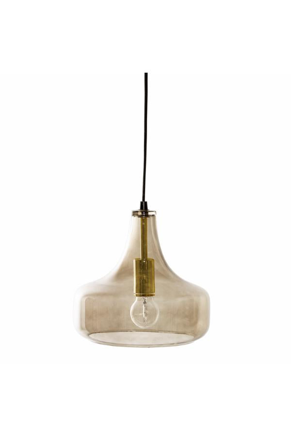 Bloomingville Yuser Pendant Lamp, Brown, Glass