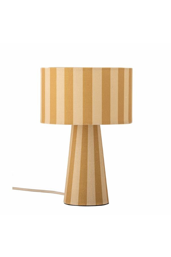 Bloomingville Emmie Table lamp, Yellow, Linen