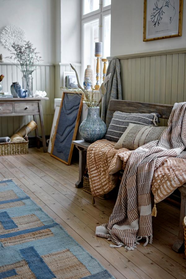 Creative Collection Isnel Throw, Multi, Recycled Cotton